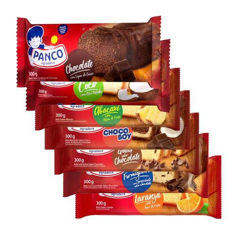 Bolo Panco Pacote 300g - Sabores