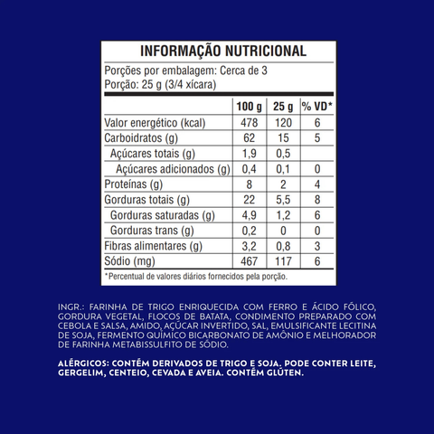 Salgadinho Club Social Snack Assado Churras Na Brasa 68g