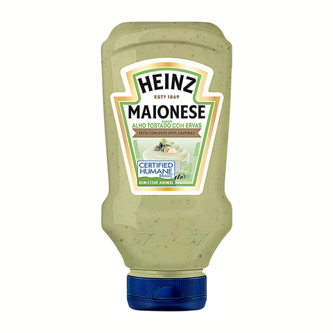 Heinz Maionese sabor Alho Tostado com Ervas 215G