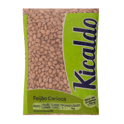Feijão Carioca Tipo 1 KICALDO Pacote 1Kg