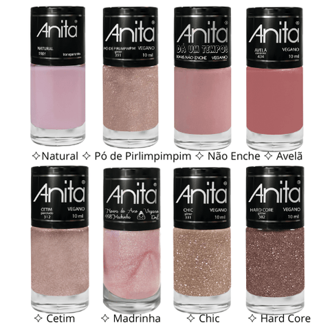 Esmaltes Anita - Cores