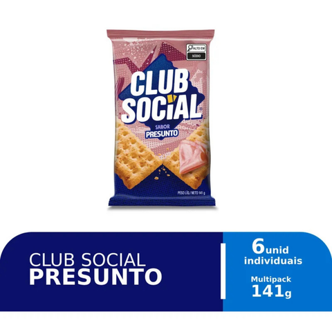 Biscoito Clube Social Presunto 141g