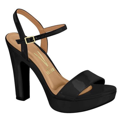 Vizzano 6292-200 High Heel Platform Sandal in Black Patent