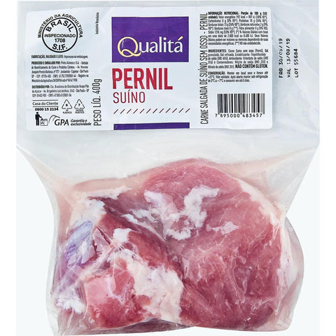 Carne Salgada Pernil QUALITÁ 400g - MEUBRASILONLINE