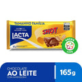 Chocolate ao leite com amendoim Shot Lacta 165g - MEUBRASILONLINE