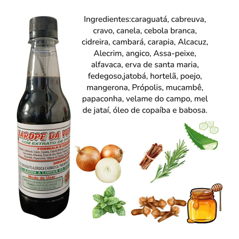 Xarope da Vovó - COMPOSTO DE MEL