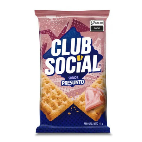 Biscoito Clube Social Presunto 141g