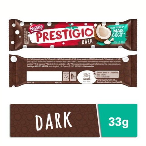 Chocolate Prestigio Dark NESTLÉ® Caixa 30x33g