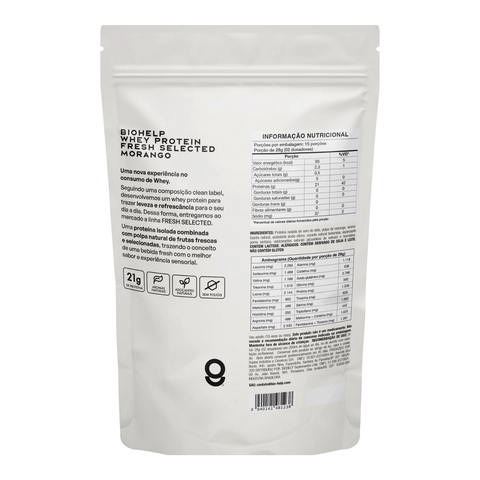 Whey Isolado Morango - BioHelp