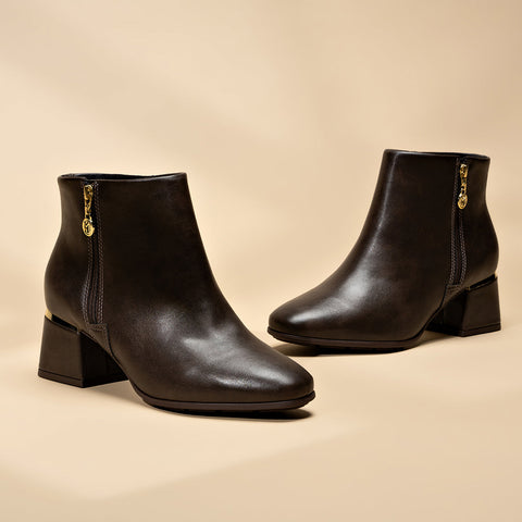 Modare 7082-101 Low Heel Ankle Boot in Cocoa