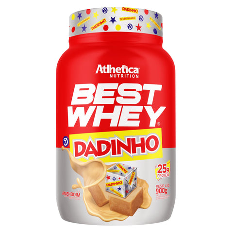 Best Whey 900g 25g Proteínas Atlhetica Nutrition Sabor Dadinho