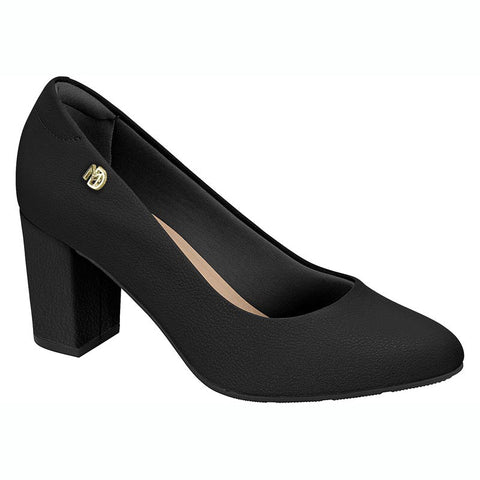 Modare 7377-105 Block Heel Pump in Black Napa
