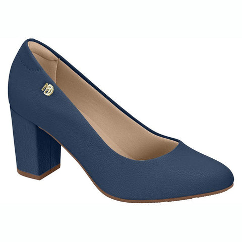 Modare 7377-105 Block Heel Pump in Navy Napa