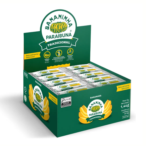 Bananinha Paraibuna Tradicional Caixa  1,44Kg