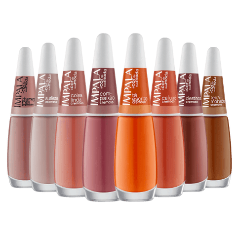 Esmaltes Impala Coleção A Cor da Sua Moda - Cremosos