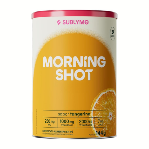 Morning Shot Matinal Sabor Tangerina 2.0 Sublyme -144gr