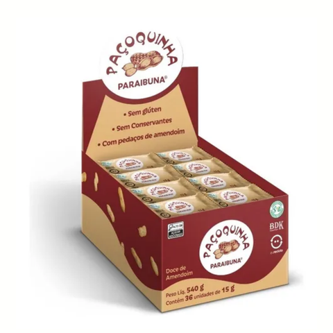 Paçoquinha Paraibuna Tradicional 540g