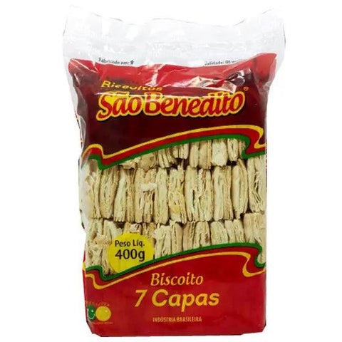 São Benedito Biscoito Folhado 7 capas 300g