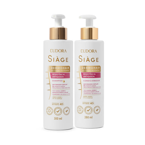 Combo Siàge Dermohair Antiqueda - Shampoo 300ml + Condicionador 280ml