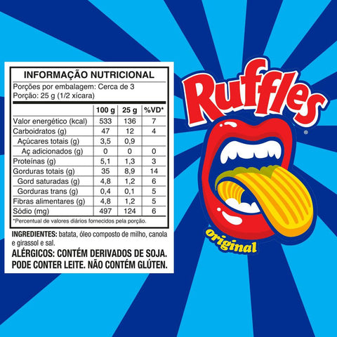 Batata Chips Ruffles Original 68g