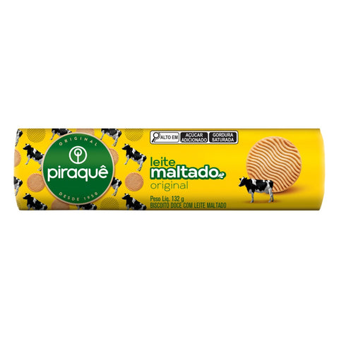 Biscoito Leite Maltado Piraque 132g