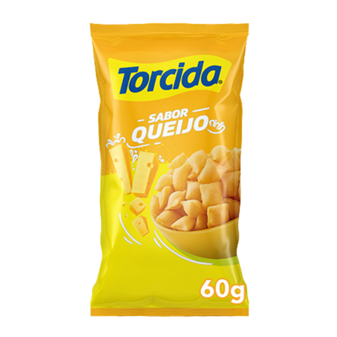 Salgadinho TORCIDA® Queijo 3x60Gr.