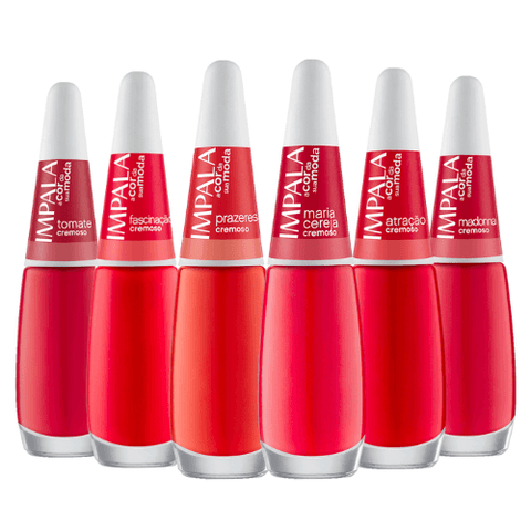 Esmaltes Impala Coleção A Cor da Sua Moda - Cremosos