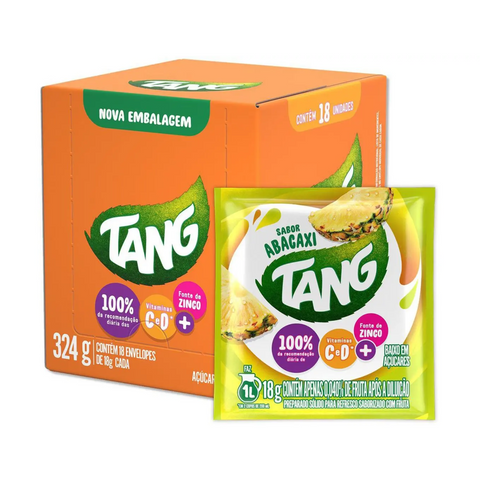 Refresco Em Po Tang Abacaxi 18 x 18gr
