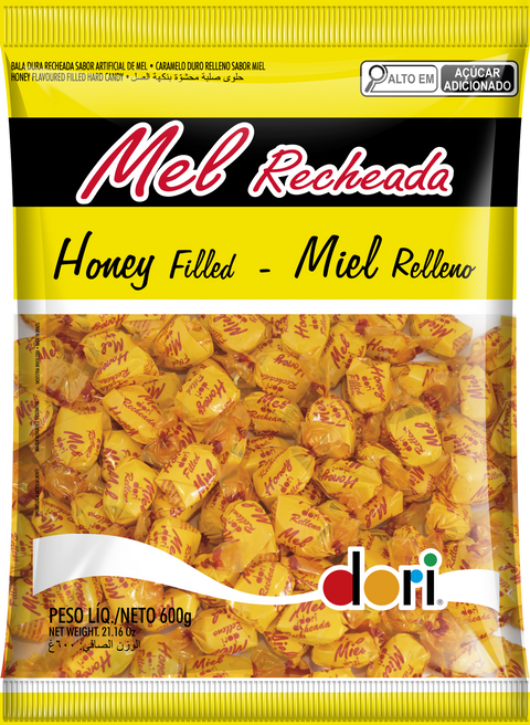 Bala Mel Recheada Dori 600g