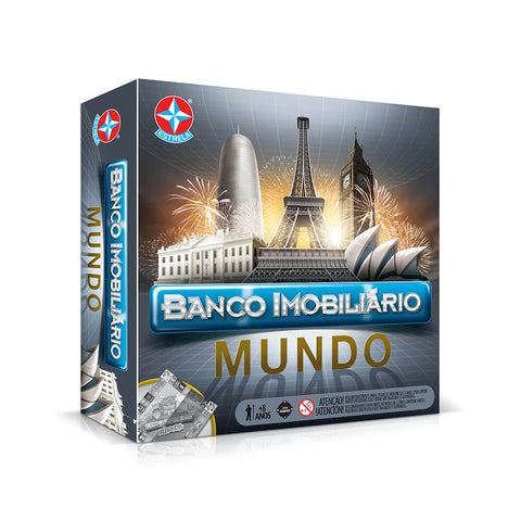 Jogo Banco Imobiliário Mundo - Estrela