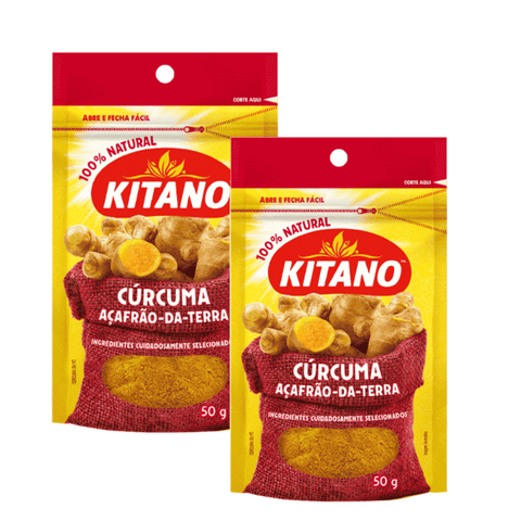 Açafrão Da Terra Kitano 2 x 50g
