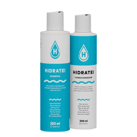 Kit Shampoo e Condicionador Hidratei Para Fios Revitalizados