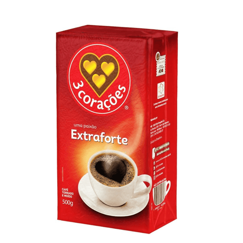 Café 3 Corações Extraforte 500g - Vácuo
