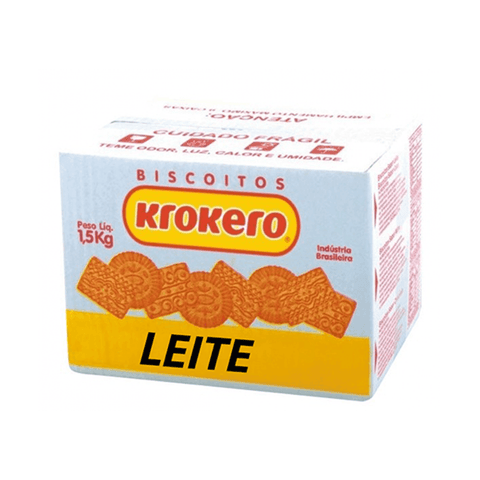 Biscoito krokero leite 1,5kg