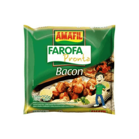 Farofa Mandioca Bacon Amafil 250g