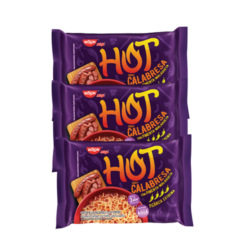 KIT 3 MIOJO HOT SABOR CALABRESA 80G