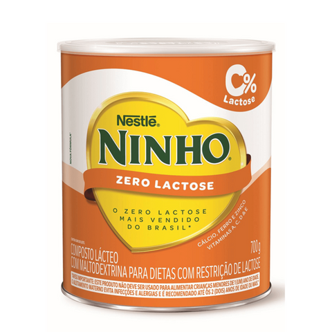 Composto Lácteo Zero Lactose Lata 700g NINHO