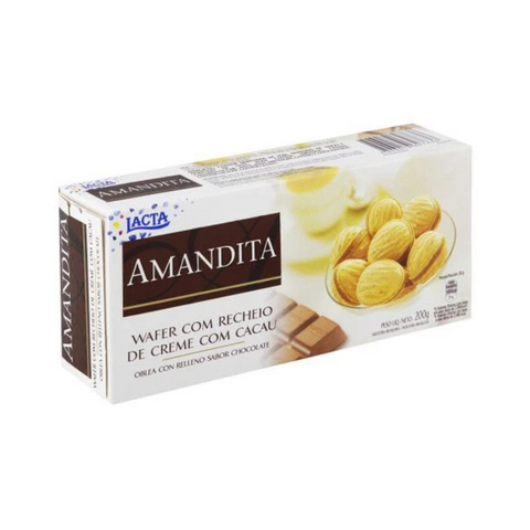 Biscoito Lacta Wafer Amandita 200g