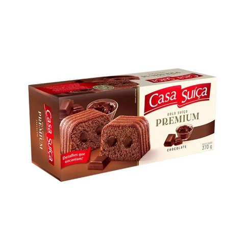 Bolo de Chocolate Premium Casa Suica 370g