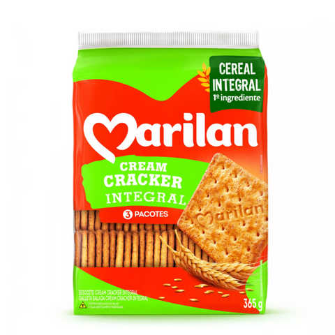 Biscoito Marilan Cream Cracker Integral 365g