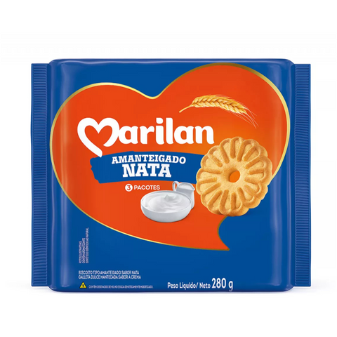 Biscoito Marilan Amanteigado Nata 280g
