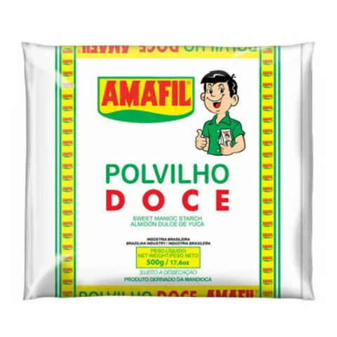 Polvilho de mandioca doce amafil 500 gr
