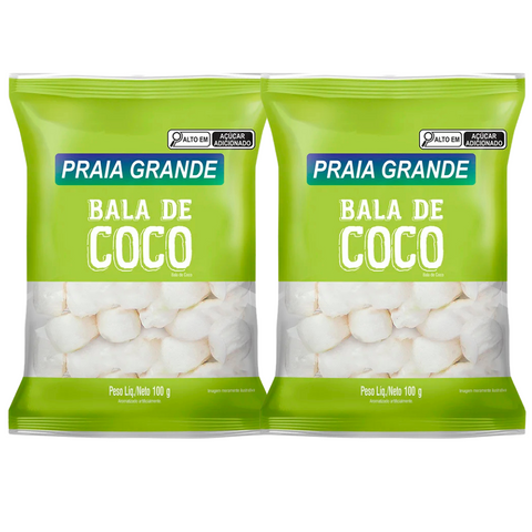 Bala De Coco 2 x 100g