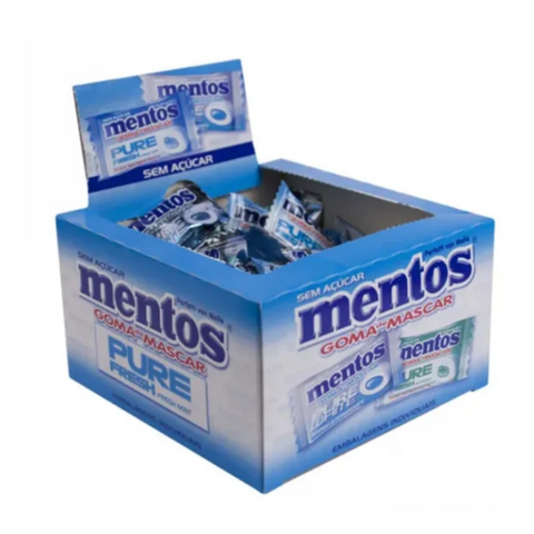 Mentos Pure Fresh/White Caixa com 60 Unidades