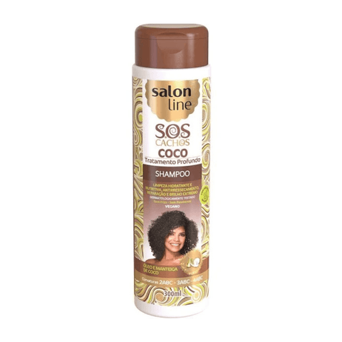 Salon Line S.O.S Cachos Coco Tratamento Profundo Shampoo 300ml