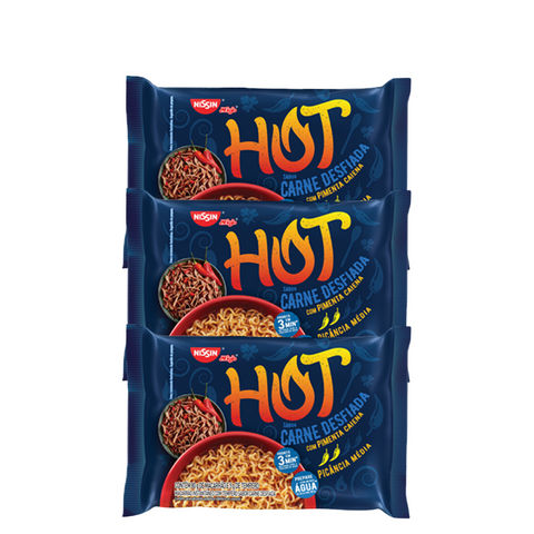 KIT 3 MIOJO HOT CARNE DESFIADA 80G