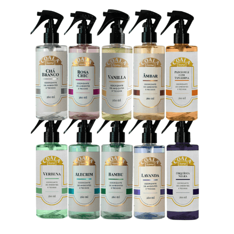 Coala Odorizante de Ambientes e Tecidos 260ML - Fragrâncias