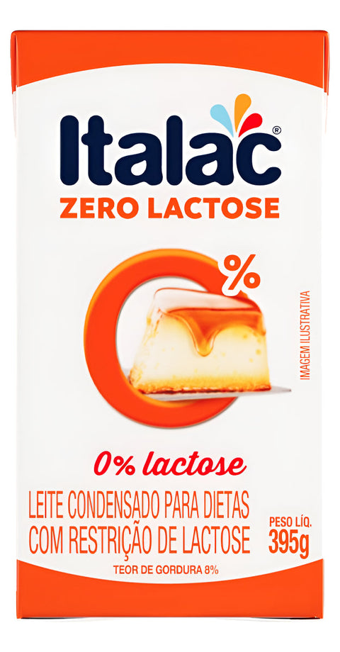 Leite condensado Italac Zero Lactose 395ml