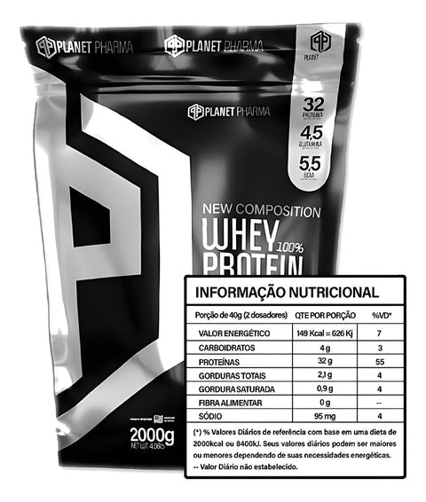 Whey Protein 2kg - Planet Pharma
