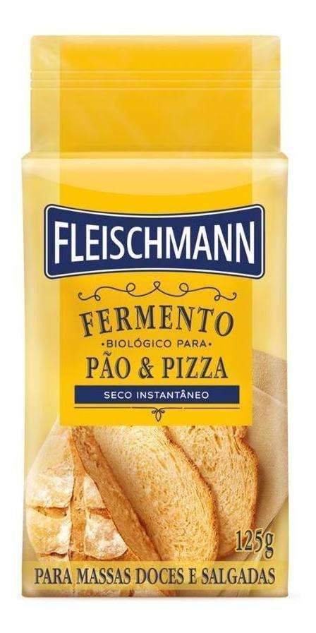 Fleischmann Fermento Biológico Seco Instantâneo Pacote 125g - MEUBRASILONLINE